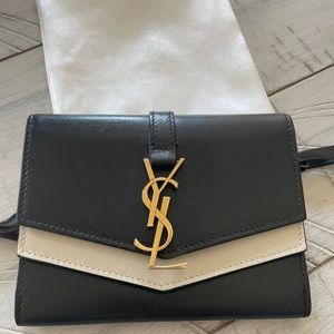 Saint Laurent Sulpice Colorblock Small Wallet Pre-Loved